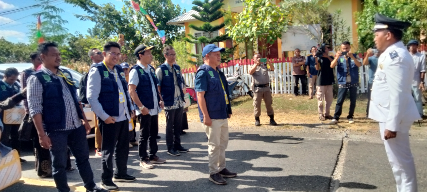 Desa Kombo Mewakili Kecamatan Wawo, Dinilai Tim Lomba Desa