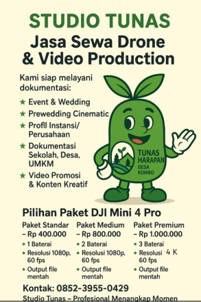 Usaha BUMDes Tunas Harapan Desa Kombo